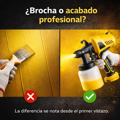 Pinta Más Rápido. Acabado Perfecto. Sin Complicaciones - Pistola De Pintura En Aerosol Eléctrica
