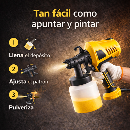Pinta Más Rápido. Acabado Perfecto. Sin Complicaciones - Pistola De Pintura En Aerosol Eléctrica