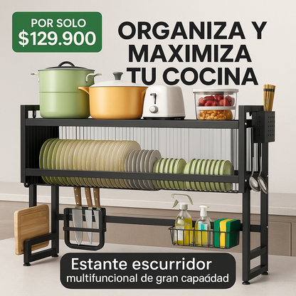 Tu cocina más limpia que nunca - ESCURRIDOR DE PLATOS.
