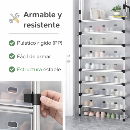 Ordena tus zapatos en segundos - ORGANIZADOR ZAPATOS 6 NIVELES