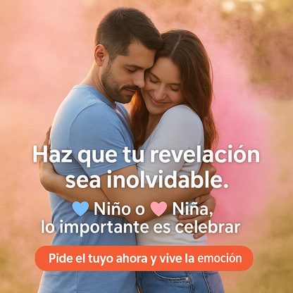 Convierte tu revelación en una explosión de amor y color - BALON REVELADOR DE GENERO
