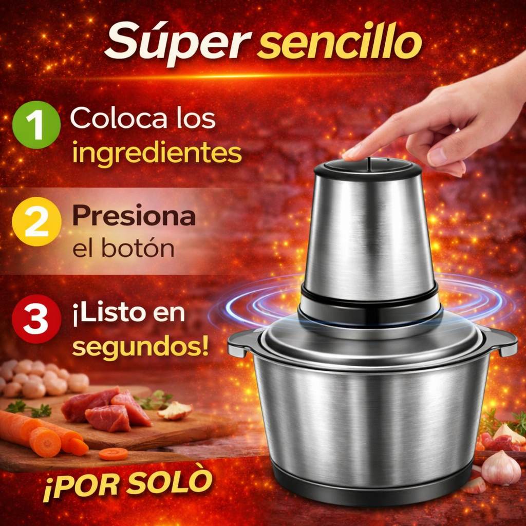 Picador procesador de alimentos multifuncional