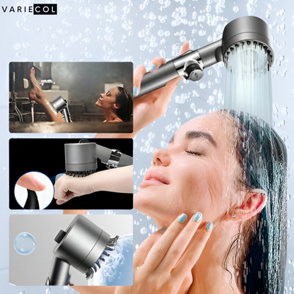 ¿AGUA SIN PRESION? CABEZAL DE DUCHA CON TURBINA